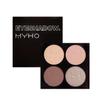 MYHO quatro cores essência placa de sombra para os olhos novato cor terra maquiagem maquiagem de luz baixa saturação não-voador sombra marrom rosa