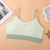 Período de Desarrollo de Chica Deportiva Juvenil Ropa Interior para Mujer Sujetador Push-Up Seamless para Pecho Pequeño Sin Aros Anticaída Ligero y Hermoso en la Espalda
