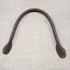 Nova Bolsa de Couro Costurada no Centro com Borda Oleada Bolsa de Mão de Couro Pu com Alça de Bolsa de Couro Genuíno Acessórios