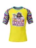 2025 Nueva Camiseta Estampada Digitalmente Impresa en 3D para Hombre Ajustada de Manga Corta Secado Rápido Top Deportivo para Fitness