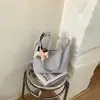 Bolso de moda coreana elegante para mujer con estampado de lichi, bolso tipo dumpling, nuevo bolso de hombro y cruzado simple de verano 2026 para el día a día