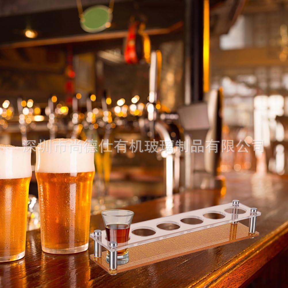 亚克力烈酒杯架 带 6 孔 5