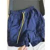 Pantalones Cortos Deportivos de Secado Rápido para Hombre para Verano, Pantalones de Playa con Sensación de Hielo, Estilo Japonés Funcionales Estilo Americano Sueltos Delgados de Longitud Media
