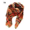 Bufanda de Cachemira Sintética Otoño e Invierno de Comercio Exterior Europeo y Americano del Fabricante, Bufanda Cuadrada Infantil a Cuadros de Colores, Chal, Estilo Europeo y Americano