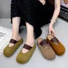 Chinelos Birkenstock Meio-Chinelos Fáceis de Calçar 2026 Outono-Verão Novos Sandálias Slip-On Versáteis Simples Retrô com Sola Grossa