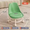Taburete de Polea para Sala de Estar Rueda Universal Silenciosa Silla Pequeña Desmontable Nuevo Respaldo Bajo Bolsa Suave Popular Banco con Ruedas