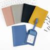 Bolsa de Viaje para Pasaporte de Comercio Exterior Etiqueta de Equipaje Set de Caja de Regalo Funda de Pasaporte Etiqueta de Equipaje