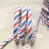Corda de Poliéster Torcida com Núcleo de 5mm em Cores Contrastantes, Cordão de Cintura Intercolor Verde Escuro, Cordão para Alça de Chapéu, Cordão para Cadarço