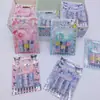 Nuevo Sanrio Kuromi Set de 9 Mini Cintas Portacintas DIY Pegatinas para Agenda Manual del Estudiante Exportación