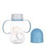 Biberón de polipropileno para bebés de 150 ml, resistente a caídas, calibre estándar, fabricante mayorista de comercio exterior.