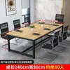 Mesa de reunião para escritório tampo largo estendido mesa de escritório usada mesa longa simples bancada de trabalho 1,8 metros de comprimento 3,6 metros