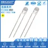 F3/3MM cabeça redonda sem moldura neblina plugue direto contas de luz indicadora pés longos pés curtos luz de energia brilhante tubo secundário emissor de luz fabricante