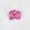 Cabeça de Flor de Pétala de Phalaenopsis Simulada Impressão 3D Feito à Mão DIY Adorno para Cabelo Grampo de Cabelo Presente Decoração Acessórios de Flor Atacado