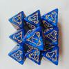 Dados de Patrón de Dragón de 8 Caras Elemento Dragón Dados Polifacéticos D8 Juego de Mesa Dungeons and Dragons de Diez Piezas Set Transfronterizo Dados
