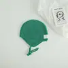 Chapéus infantis para outono e inverno, chapéus com proteção para as orelhas de bebê, chapéus de tricô para meninos e meninas, chapéus de lã para bebês, estilo coreano fofo e estiloso para crianças pequenas