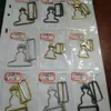 Fivela de Suspensão de Latão Puro Botão de Metal Acessórios para Jeans Fivela para Calça em Formato de Cabacinha fuqiang