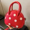 Bolsos de Diseño Nicho para Mujer 2025 Nuevo Verano Versátil Bolso de Hombro Cruzado Lentejuelas de Gama Alta Lunares Bolso Cuadrado Pequeño