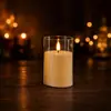 Lámpara de Velas de Simulación Transfronteriza Lámpara de Vela Electrónica LED Universal Lámpara de Vela de Plástico Simple Lámpara de Atmósfera para Fiesta Festiva