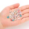 Arte de uñas Cristal Diamante degradado cristal de hielo mariposa tridimensional diamante color mágico Aurora arte de uñas diamante con forma venta al por mayor accesorios para uñas