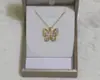 Novo colar de borboleta com zircônia requintado, versátil, nicho, luxo leve, elegante, de alta qualidade, simples e claro, para meninas