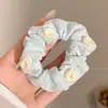 2026 Novo Estilo Estilo Floresta Elástico Alto Prendedor de Cabelo com Laço Preguiçoso, Corda de Cabelo para Rabo de Cavalo em Tecido de Renda para Mulheres