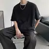 Camiseta de manga corta hueca con diseño de minoría, suministro directo de fábrica, para hombre, de verano, estilo rufián, guapo, de alto sentido, ropa interior de peso pesado.