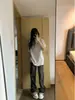 Camiseta Oversized de Manga Curta para Mulheres, Estilo Americano High Street Plus Size, Design Soltinho de Verão, Top Oversize Único, Tendência