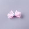 Pinza para el pelo de malla transparente con lazo pequeño estilo fresco para niños, pinza BB con cobertura total, flor para el pelo, tocado de princesa coreana, venta al por mayor