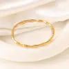 Nuevo Pulsera de Acero de Titanio de Amazon con Textura Patrón, Diseño de Tres Bolas, Acero Inoxidable 18K, Pulsera de Moda de Nicho
