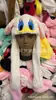 Sombrero de Peluche chiikawa Empleado de Tren Usaqiyka Orejas Wow Móviles Brillante Divertido Sombrero
