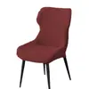 Funda Moderna Sencilla Curva para Silla de Comedor Elástica Cubierta Completa Integrada para Silla para Hogar Hotel Cubierta Universal para Taburete