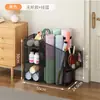 Cesta de Almacenamiento para Esterilla de Yoga, Almacenamiento de Equipos Deportivos y de Fitness para el Hogar, Estante Móvil para Raquetas de Bádminton, Mancuernas, Baloncesto