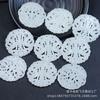 Material exterior jade blanco hueco candado Fu Shou colgante Gu Long accesorios para coronas de solapa a presión DIY