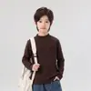 Valle del Viento 2026 Otoño Nueva Camiseta Básica Estilo Coreano Versátil para Niños Suave y Cómoda, Estilo Simple para Primavera y Otoño para Niños y Niñas