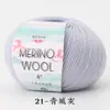 Hilo Nuevo de Lana Merino, Hilo de Grosor Medio, 50g, Hilo para Tejer a Mano DIY Crochet Suéter Bufanda, Venta al por Mayor de Fábrica