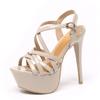 Zapatos de Mujer Huidong Transfronterizos Aliexpress Amazon Tacones de Aguja Pole Dance Tacones Altos Impresionantes Sandalias de Tacón Alto Plataforma Impermeable