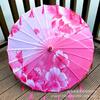 Lugar pintoresco muy vendido paraguas de flor con borlas estilo antiguo tela de seda protector solar impermeable paraguas de papel aceitado accesorio de fotografía para pasarela danza Hanfu paraguas