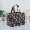 Bolsa de Natal com revestimento transfronteiriço não tecido, bolsa de roupas personalizada, embalagem estéreo dobrável, bolsa de compras