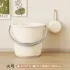 Balde de Água para Uso Doméstico, Dormitório Estudantil, Balde Espessado para Armazenamento de Água, Balde de Chuveiro para Banheiro, Balde para Pedicure, Balde de Lavanderia com Alça, Bacia