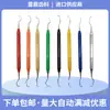 Aço Colorido Odontológico Raspador de Limpeza Periodontal Gengival Odontológico Raspador Odontológico Colher Afiada Cavadeira Colher de Cavar Ferramenta de Limpeza de Tártaro Dental