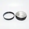 Caja de Aluminio Negra Mate de 60g 68*25mm para Cera para el Cabello, Hojas de Té, Hilo de Pescar, Joyería y Clasificación de Cuentas