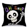 Fundas de almohada de Halloween al por mayor transfronterizas, calabaza, calavera, decoración de fiesta en casa festiva, cojines para sofá cama de sala de estar