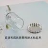 Joias DIY Acessórios Feitos à Mão Pingente com Tampa de Vidro Transparente Garrafa de Vidro Pingente com Base de Renda Fabricante de Pingentes Atacado