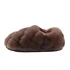 Pantuflas de Felpa y Algodón de Invierno para Hombres y Mujeres, Suela Gruesa, Talón Cerrado, Se Pueden Usar Afuera, Forro de Felpa, Cálidas, Para el Hogar, Antideslizantes, Suaves, Pantuflas de Algodón para Parejas