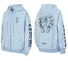 25 Nueva Sudadera con Capucha y Cremallera de Colores Cruzados Otoño e Invierno Chaqueta Sudadera Mismo Estilo para Hombres y Mujeres Chaqueta Casual