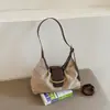 2026 Nova Bolsa de Mão Casual Simples Retrô de Nicho Bolsa de Ombro Diária Feminina de Grande Capacidade para o Trabalho