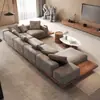Sofá de madera maciza estilo japonés con estética de madera natural, diseño Wabi-Sabi, lujo ligero, adecuado para hoteles boutique, villas y espacios de diseño; un sofá modular minimalista