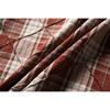 Três Peças Moda Americana Marca Plaid Acolchoado Camisa Masculina Manga Longa Senso de Design Camisa Xadrez SC1139