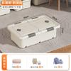Caja de Almacenamiento Inferior de Cama Tipo Cajón para Hogar Gran Capacidad Almacenamiento de Ropa Caja Organizadora para Acabado Edredón de Dormitorio Caja de Almacenamiento de Plástico