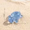 Paisaje en miniatura, tortuga brillante y con lentejuelas creativas que brillan en la oscuridad, decoración DIY, accesorio de bolsa sorpresa, adorno pequeño